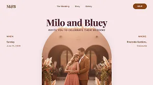 Milo and Bluey Wedding